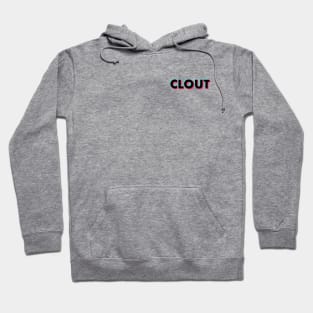 Clout Glitch Black Small Hoodie